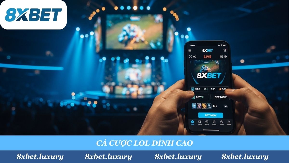 Sống trọn từng khoảnh khắc combat. Cùng 8xbet "cháy" hết mình với đam mê cá cược LOL và biến mọi pha highlight thành lợi nhuận!